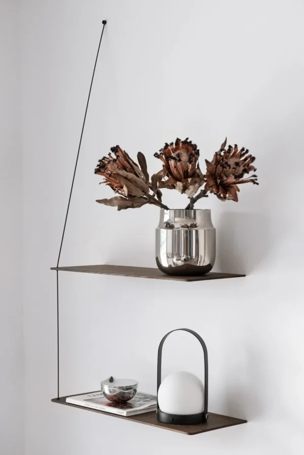 Woud Storage Shelves | Office>Stedge Shelf 60 cm, Black –