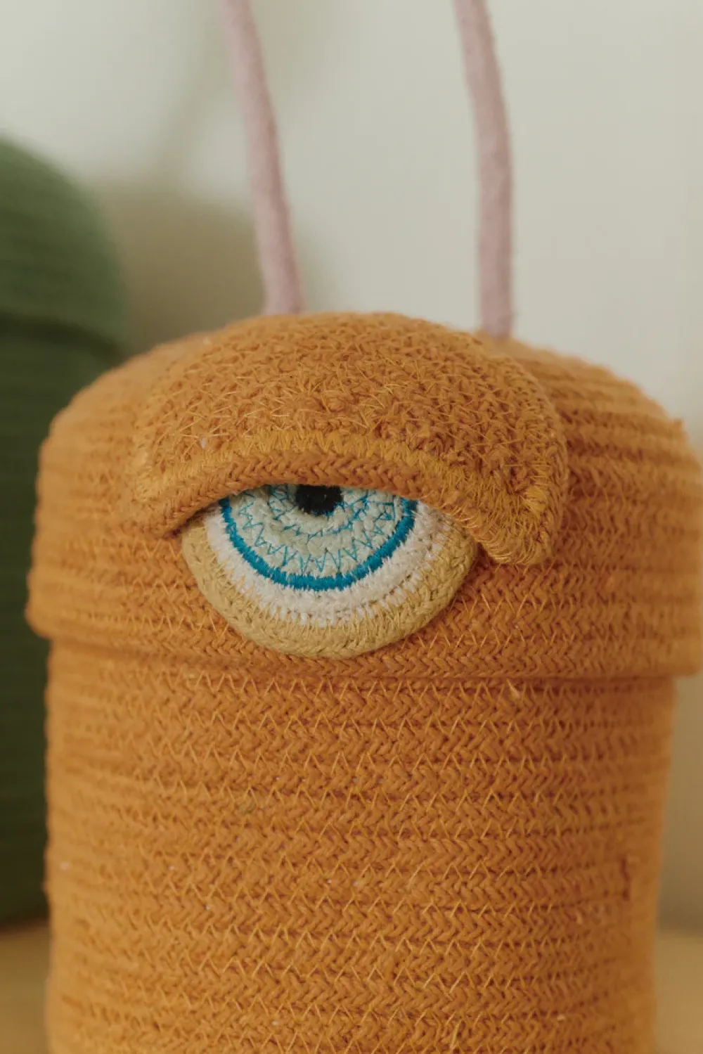 storage_basket_alien_ploo_1.webp Kids Lorena Canals Storage>Storage Basket Alien Ploot, Orange –