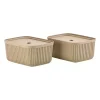 Kids Zone Denmark Storage | Storage>Storage Box Pulp Beige M, 2 pcs. –