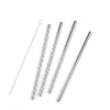 Zone Denmark Kitchen>Straws Rocks 4 pieces, silver –