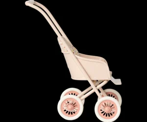 Kids Maileg Doll Accessories>Stroller, Micro – Powder –
