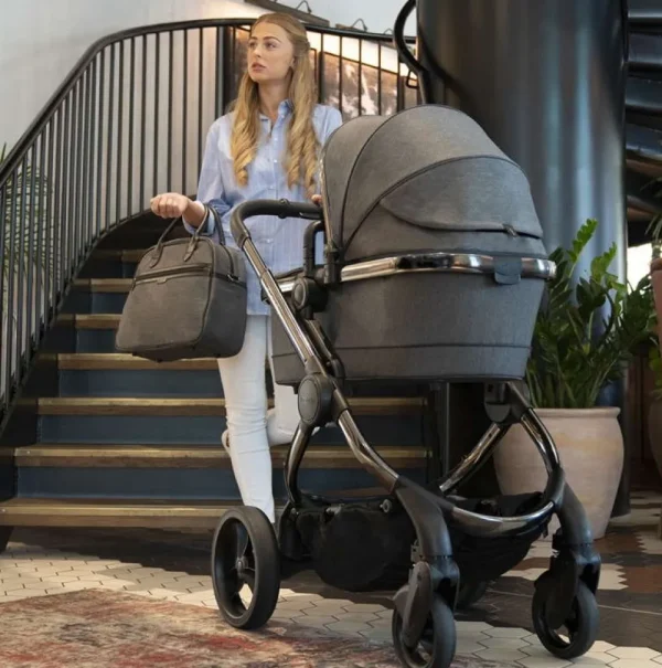 Kids iCandy Baby Travel>Stroller Peach 6 Combo, Phantom Dark Grey Check –