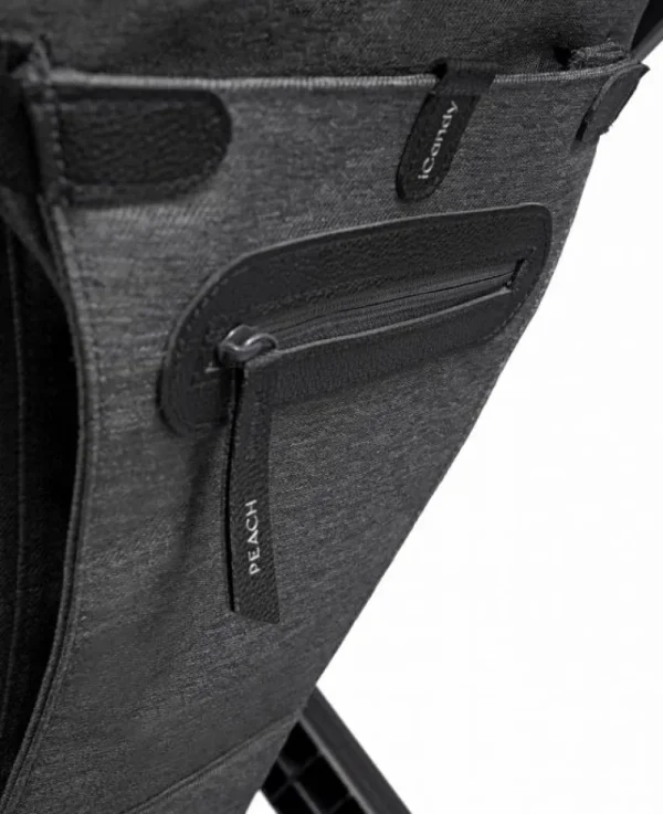 Kids iCandy Baby Travel>Stroller Peach 6 Combo, Phantom Dark Grey Check –