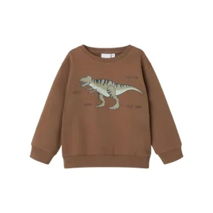 Kids/BOY Name It Boy 2-8Y | Baby Boy>Sweat Dino Pecan Pie –