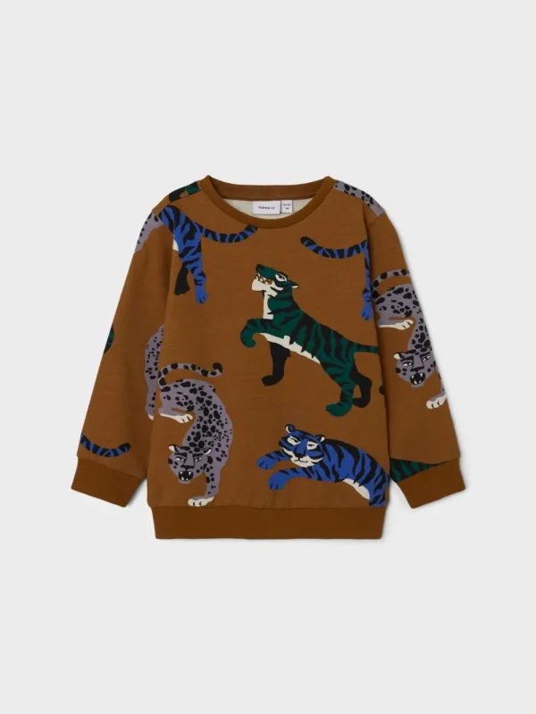 Kids/BOY Name It Boy 2-8Y | Baby Boy>Sweat Wild Cats, Nuthatch –
