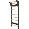 Kids Fitwood of Scandinavia Wooden Toys | Balance Toys>Taimi Mini Wall Bars, Black / Birch – Fitwood