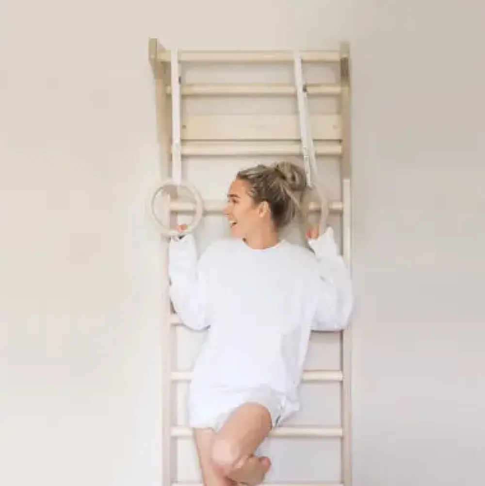 taimi_mini_wall_bars_whit_1-1.webp Kids Fitwood of Scandinavia Wooden Toys | Balance Toys>Taimi Mini Wall Bars, White – Fitwood