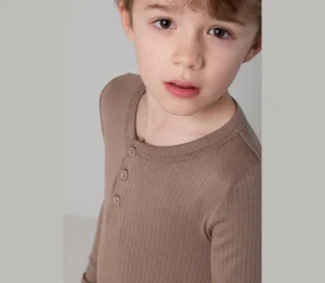 Kids/BOY Marmar Copenhagen Girl 2-8Y | Boy 2-8Y>Taio Micro Modal Shirt, Mocha Cream – Marmar