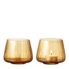 Bitz Easter Decorations | Candle And Holders>Tea light holders Kusintha 2 pieces, Amber –