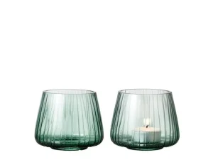 Bitz Candle And Holders>Tea light holders Kusintha 2 pieces, Green –