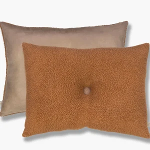 Mette Ditmer Textiles | Bedroom>Teddy Cushion, Brown/Bronze –