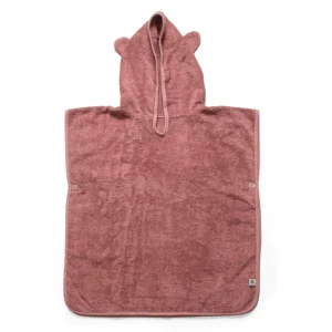 Kids Sebra Interior Towels And Ponchos | Bath Time>Terry hooded poncho, Milo, blossom pink – Sebra