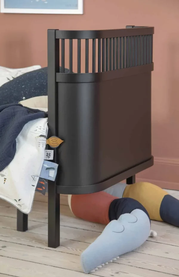 Kids Sebra Interior Kids Furniture>The Sebra Bed, Baby & Jr. Black – Sebra