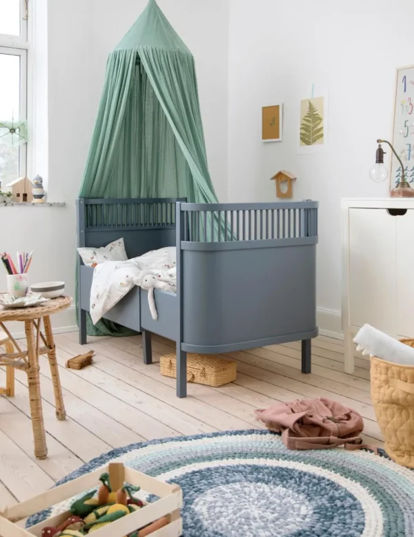 Kids Sebra Interior Kids Furniture>The Sebra Bed, Baby & Jr. forest lake blue – Sebra