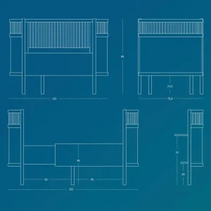Kids Sebra Interior Kids Furniture>The Sebra Bed, Baby & Junior, white – Sebra