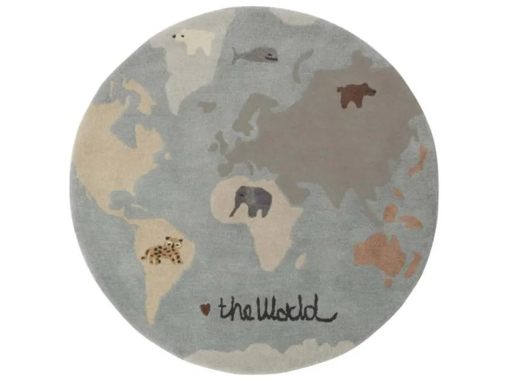 the_world_tufted_rug__oyo_0.webp Kids OYOY Mini Rugs And Playmats>The world tufted rug –