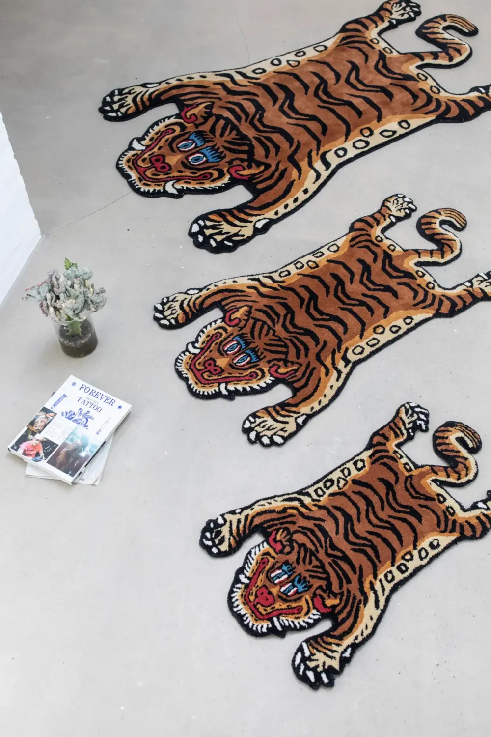 tiger_rug_large__x__cm__b_1.webp Kids Bongusta Rugs And Playmats | Wall Rugs>Tiger Rug Large 115 x 190 cm –
