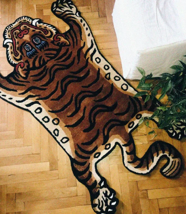Kids Bongusta Rugs And Playmats | Wall Rugs>Tiger Rug Large 115 x 190 cm –