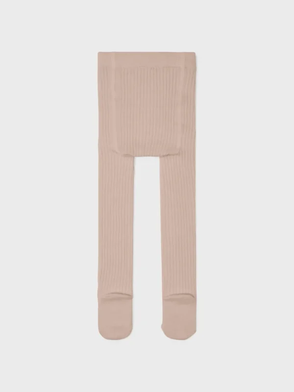 Kids Lil' Atelier Girl 2-8Y | Baby Girl>Tights Rib Rose Dust – Lil’ Atelier