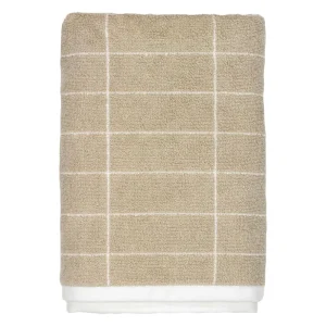 Mette Ditmer Textiles | Bathroom Textiles>Tile Bath Towel Sand –