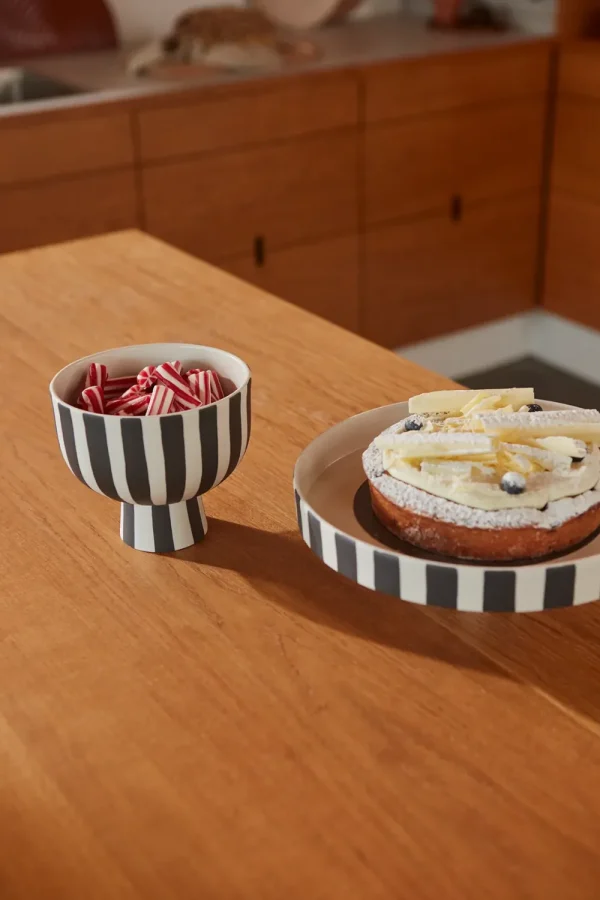 OYOY Ceramics And Vases | Kitchen>Toppu Bowl Ø15, Black / White –
