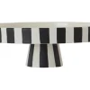 OYOY Ceramics And Vases | Kitchen>Toppu tray large, white / black –