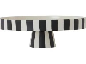 OYOY Ceramics And Vases | Kitchen>Toppu tray large, white / black –