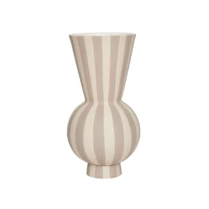 OYOY Ceramics And Vases>Toppu Vase Round, Beige –