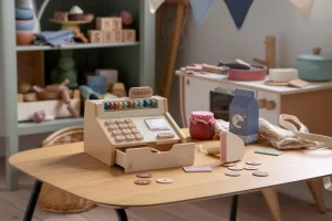 Kids Sebra Interior Wooden Toys | Christmas Toys>Toy Cash Register – Sebra