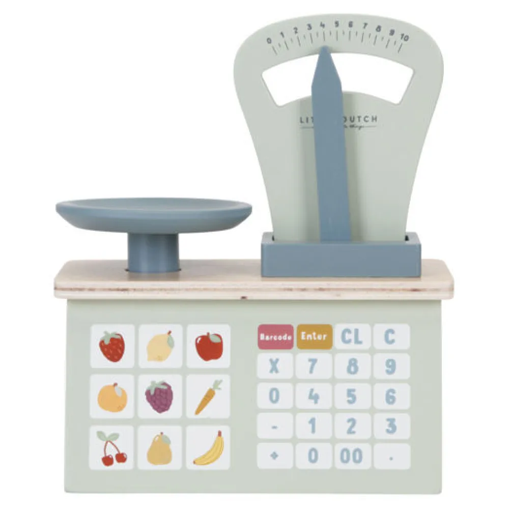 toy_weighing_scale__littl_0.webp Kids Little Dutch Wooden Toys | Play Food>Toy Weighing Scale –