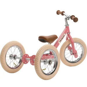 Kids Trybike Outdoor Toys | Bikes, Scooters And Helmets>steel 2-in-1, Vintage Pink 3 wheeler –