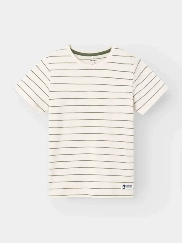 Kids/BOY Name It Teen Boy 8+ | Boy 2-8Y>T-shirt Stripe Olive –