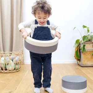 Kids Bobles - Tumbling furniture Balance Toys>Tube Medium Grey – bObles
