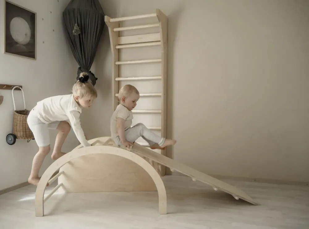 tuohi_slide_ramp_birch__f_3.webp Kids Fitwood of Scandinavia Wooden Toys | Christmas Toys>Tuohi Slide ramp, birch – Fitwood