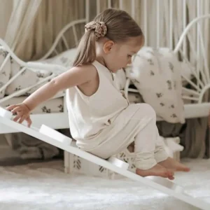 Kids Fitwood of Scandinavia Wooden Toys | Balance Toys>Tuohi Slide ramp, White – Fitwood