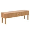 AC Design Furniture Tables>TV furniture Langley 140 x 40 cm, brown – AC Design