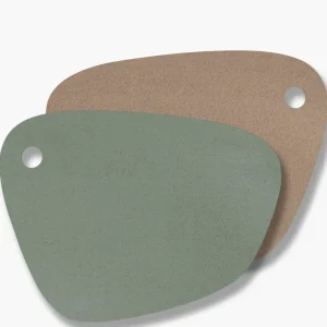 Mette Ditmer Kitchen>Twin Placemat Thyme Green / Cognac –