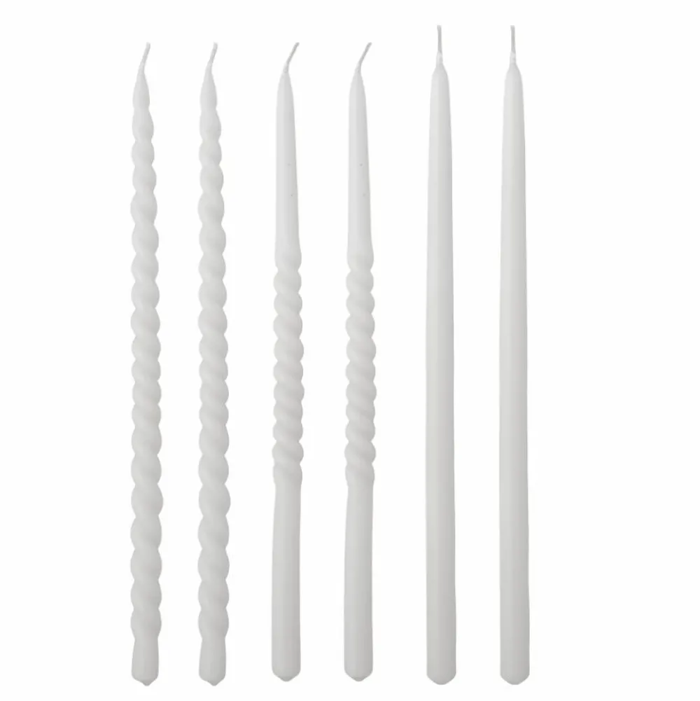 twist_candles_white__pcs__0.webp Kids Bloomingville Birthday / Party | Candle And Holders>Twist Candles, White 6 pcs. –