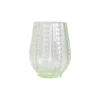 Specktrum Candle And Holders | Kitchen>Twisted Drinking Glass, Dusty Green –