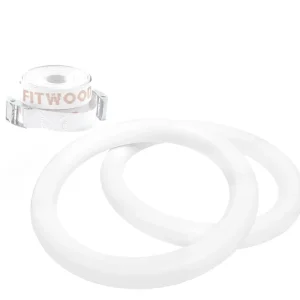 Kids Fitwood of Scandinavia Wooden Toys | Balance Toys>Ulpu Mini Gym Rings, White – Fitwood