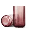 Lyngby Porcelain Easter Decorations | Ceramics And Vases>Vase 25 cm, burgundy mouth blown – Lyngby