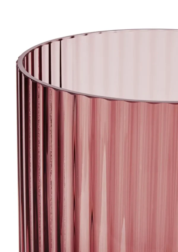 Lyngby Porcelain Easter Decorations | Ceramics And Vases>Vase 25 cm, burgundy mouth blown – Lyngby