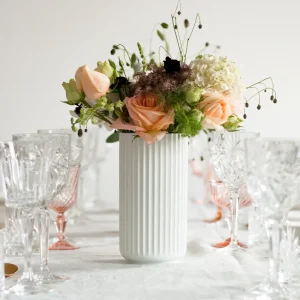 Lyngby Porcelain Ceramics And Vases>Vase 15 cm, white – Lyngby