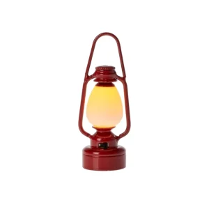 Kids Maileg Doll Accessories>Vintage lantern, Mouse Red –