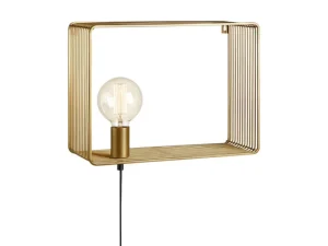 Markslöjd Lamps & Lighting>Wall lamp Shelf 1L gold –