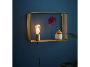 Markslöjd Lamps & Lighting>Wall lamp Shelf 1L gold –