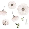 Kids That's Mine Wallstickers>Wallsticker Poppy flower, White – That’s Mine