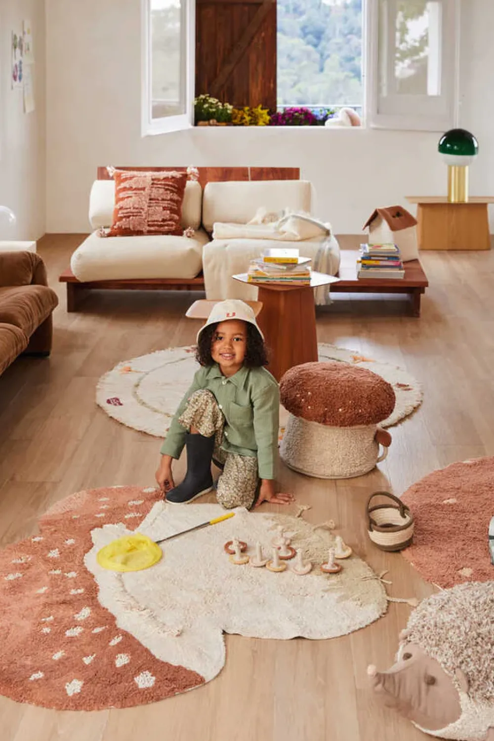 washable_rug_mushroom__lo_2.webp Kids Lorena Canals Rugs And Playmats>Washable Rug Mushroom –