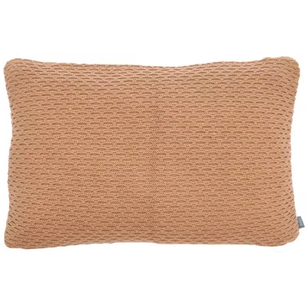 wave_knit_cushion_caramel_0.webp Södahl Textiles | Bedroom>Wave Knit Cushion, Caramel –