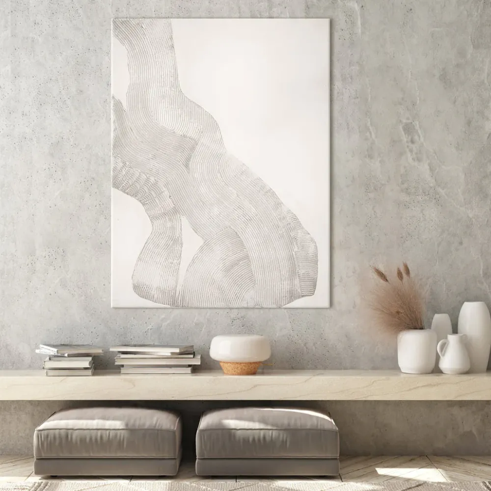 white_sculpture_design_pa_1.webp Malerifabrikken Posters & Paintings>White Sculpture Design Painting –